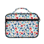 Hockey Equipment Pattern Print Briefcase Bible Bag