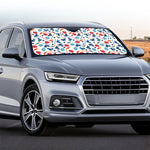 Hockey Equipment Pattern Print Car Windshield Sun Shade