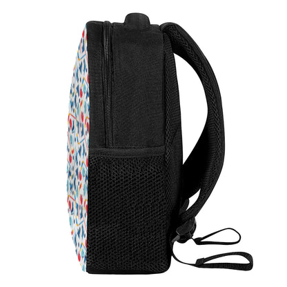 Hockey Equipment Pattern Print Casual Backpack