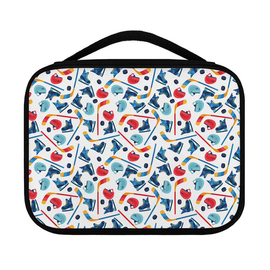 Hockey Equipment Pattern Print Classic Bible Case