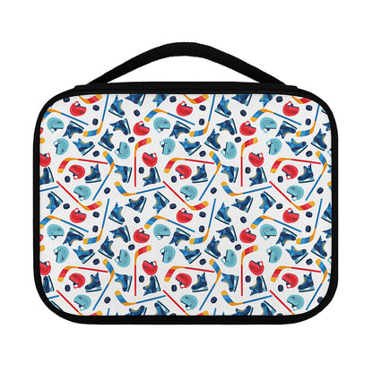 Hockey Equipment Pattern Print Classic Bible Case