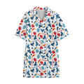Hockey Equipment Pattern Print Cotton Hawaiian Shirt