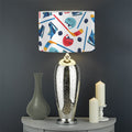 Hockey Equipment Pattern Print Drum Lamp Shade