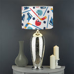 Hockey Equipment Pattern Print Drum Lamp Shade