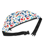 Hockey Equipment Pattern Print Fanny Pack
