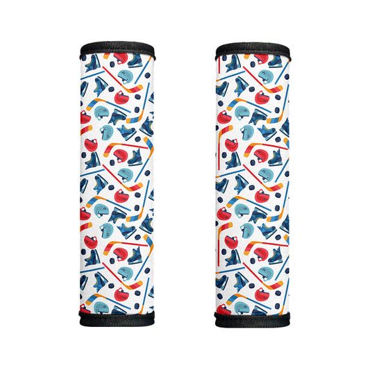 Hockey Equipment Pattern Print Handle Covers