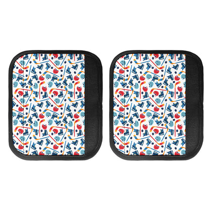 Hockey Equipment Pattern Print Handle Covers