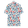 Hockey Equipment Pattern Print Hawaiian Shirt