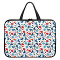 Hockey Equipment Pattern Print Laptop Sleeve With Handle
