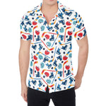 Hockey Equipment Pattern Print Men's Shirt