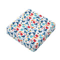 Hockey Equipment Pattern Print Outdoor Seat Cushion Cover