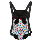 Hockey Equipment Pattern Print Pet Carrier Backpack