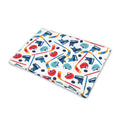 Hockey Equipment Pattern Print Pet Cooling Mat Cover