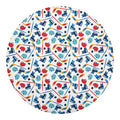 Hockey Equipment Pattern Print Round Blanket
