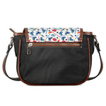Hockey Equipment Pattern Print Saddle Bag