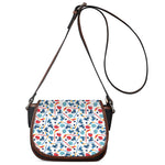 Hockey Equipment Pattern Print Saddle Bag