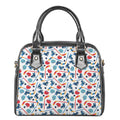 Hockey Equipment Pattern Print Shoulder Handbag