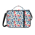 Hockey Equipment Pattern Print Shoulder Strap Bible Bag