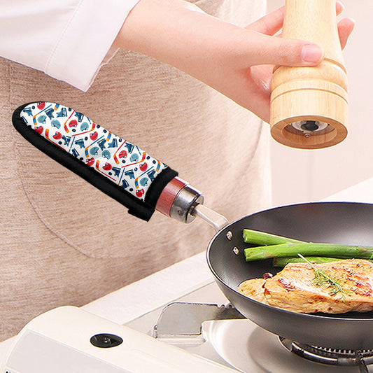 Hockey Equipment Pattern Print Skillet Handle Cover