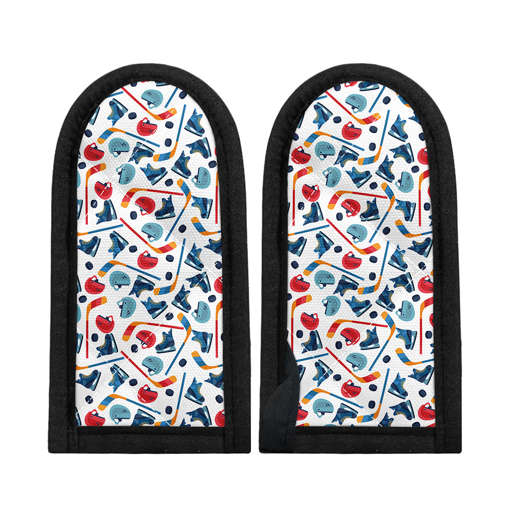 Hockey Equipment Pattern Print Skillet Handle Cover