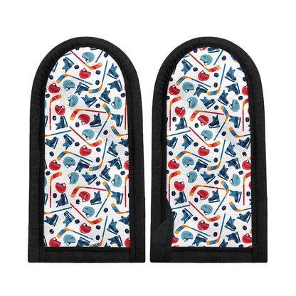 Hockey Equipment Pattern Print Skillet Handle Cover