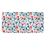 Hockey Equipment Pattern Print Towel