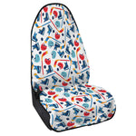 Hockey Equipment Pattern Print Waterproof Car Seat Cover