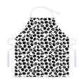Hockey Puck Pattern Print Adjustable Apron