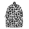 Hockey Puck Pattern Print School Backpack