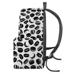 Hockey Puck Pattern Print Backpack