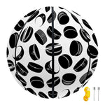 Hockey Puck Pattern Print Basketball