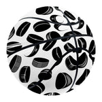 Hockey Puck Pattern Print Basketball