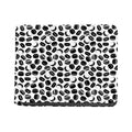 Hockey Puck Pattern Print Bifold Wallet