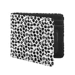 Hockey Puck Pattern Print Bifold Wallet