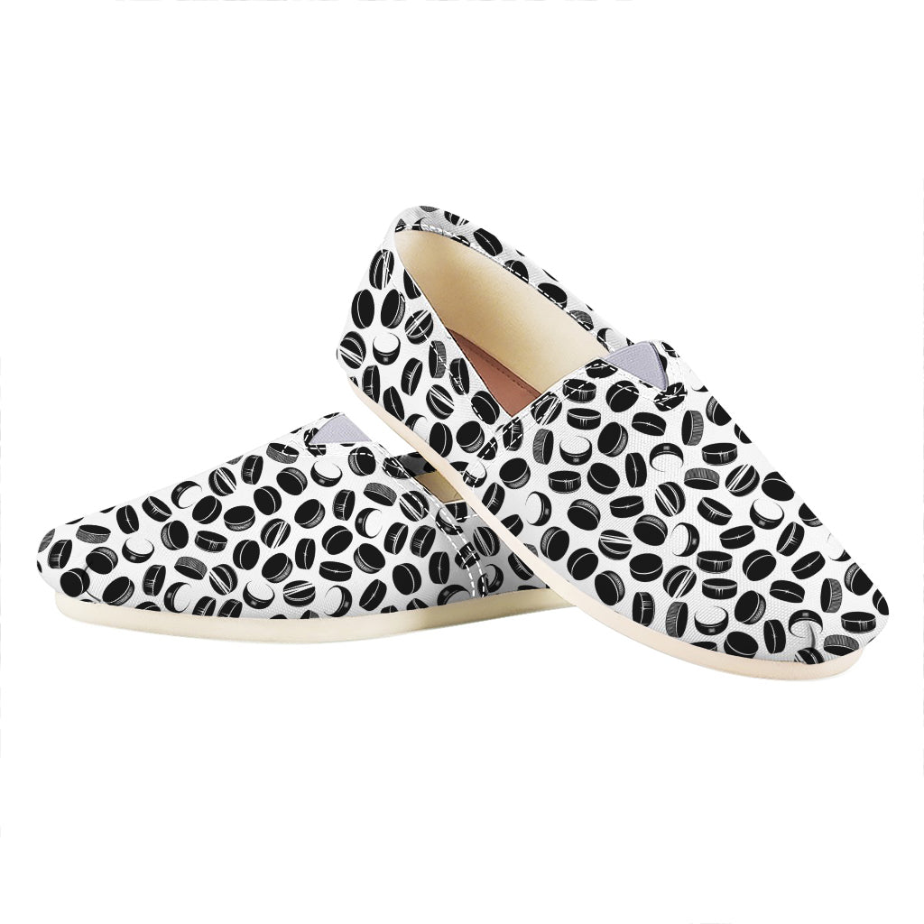 Hockey Puck Pattern Print Casual Shoes