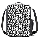 Hockey Puck Pattern Print Crossbody Lunch Bag