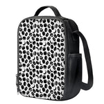 Hockey Puck Pattern Print Crossbody Lunch Bag