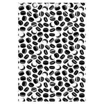 Hockey Puck Pattern Print Curtain