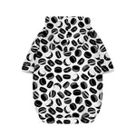 Hockey Puck Pattern Print Dog Zip Up Hoodie