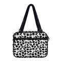 Hockey Puck Pattern Print Double Strap Bible Bag