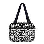 Hockey Puck Pattern Print Double Strap Bible Bag