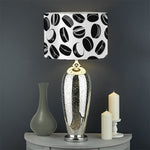 Hockey Puck Pattern Print Drum Lamp Shade