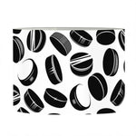 Hockey Puck Pattern Print Drum Lamp Shade