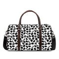 Hockey Puck Pattern Print Duffel Bag
