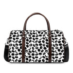 Hockey Puck Pattern Print Duffle Bag