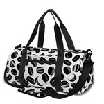 Hockey Puck Pattern Print Gym Bag
