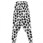 Hockey Puck Pattern Print Hammer Pants