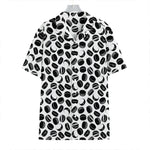 Hockey Puck Pattern Print Hawaiian Shirt