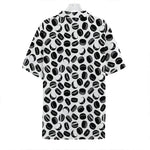 Hockey Puck Pattern Print Hawaiian Shirt