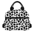 Hockey Puck Pattern Print Insulated Lunch Bag